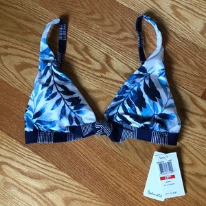 NWT Splendid Floral Bikini Top XS